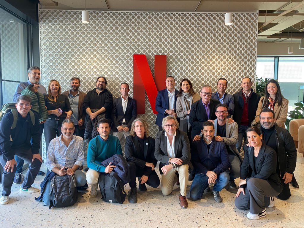 visita al centro de producción de Netflix