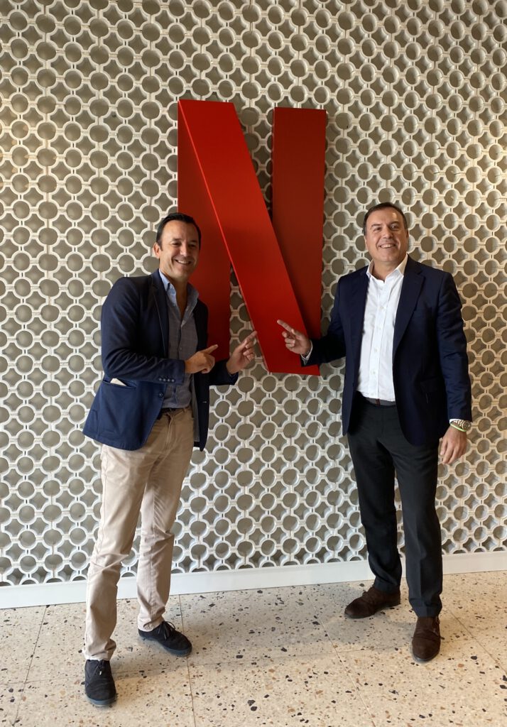 visita al centro de producción de Netflix