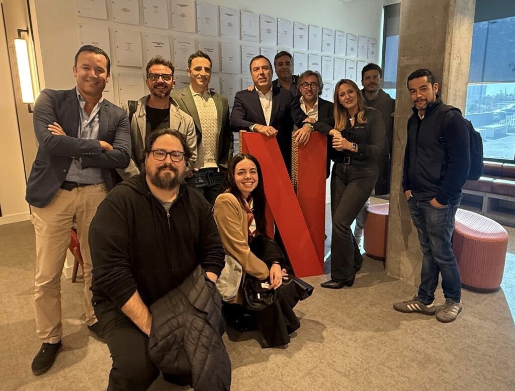 visita al centro de producción de Netflix
